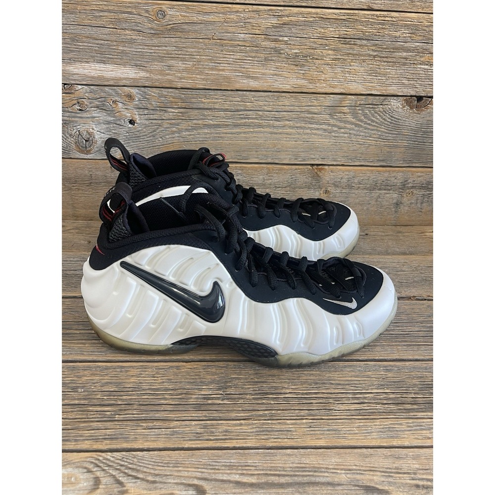 Nike Air Foamposite Pro Class of 97 Pearl White/Black Red Mens 9 624041-100
